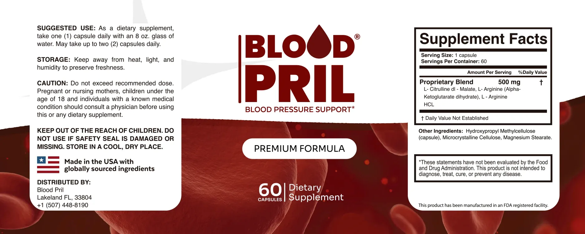 BloodPril label